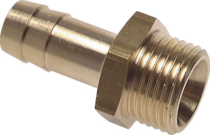 G 1/4'' Außengewinde x 13mm Messing-Schlauchtülle 16 bar [2 Stück] Bild 5