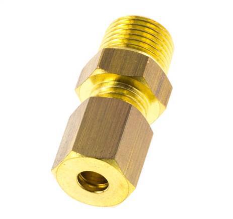 R 1/8'' Außengewinde x 4mm Messing Gerade Klemmverschraubung 150 Bar DIN EN 1254-2 [2 Stück] Bild 5