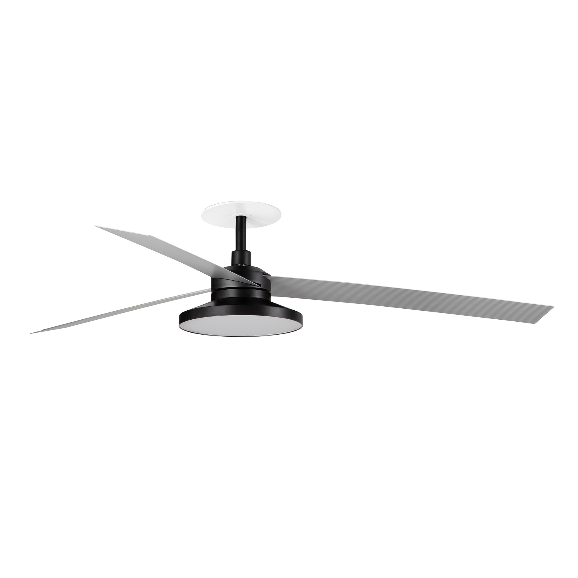 Cruiser Recessed Tak Xl Ventilatore Nero/aluminium 4000k
