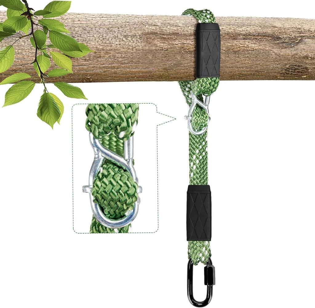 Verstellbares Schaukelband, 101 Cm, Mit Karabinerhaken Bis 363 Kg – Aufhängeriemen – Schaukelzubehör