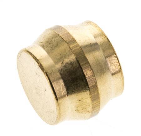22mm Verschlussstopfen aus Messing für Klemmringverschraubungen 54 Bar DIN EN 1254-2
