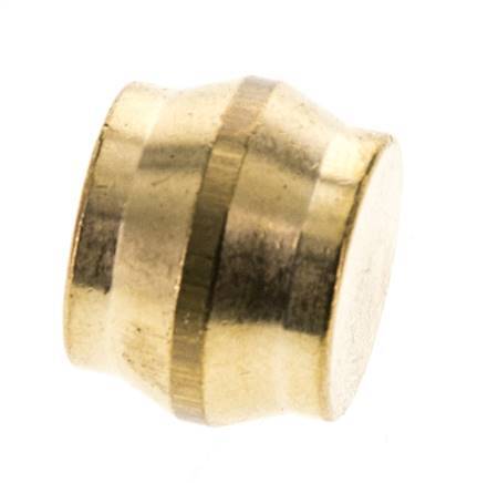 22mm Verschlussstopfen aus Messing für Klemmringverschraubungen 54 Bar DIN EN 1254-2 Bild 2