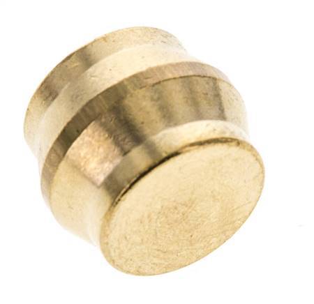 22mm Verschlussstopfen aus Messing für Klemmringverschraubungen 54 Bar DIN EN 1254-2 Bild 3
