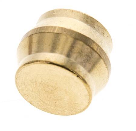 22mm Verschlussstopfen aus Messing für Klemmringverschraubungen 54 Bar DIN EN 1254-2 Bild 4