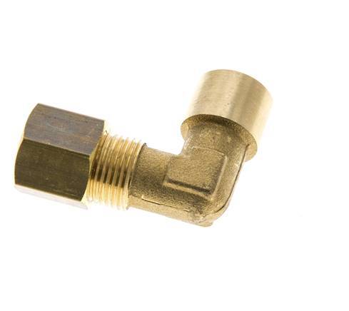 G 1/8'' x 8mm Messing 90 Grad Winkelverschraubung 135 Bar DIN EN 1254-2 Bild 2