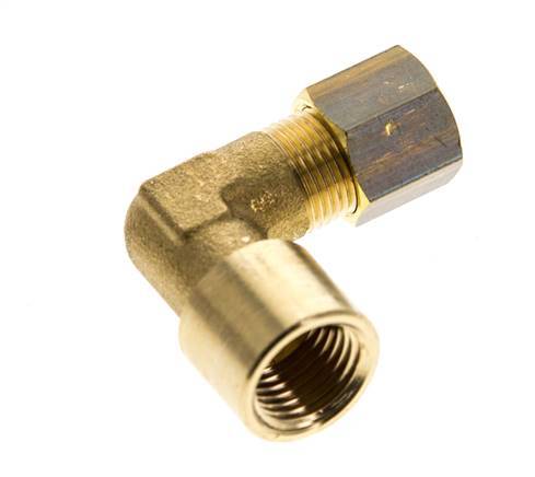G 1/4'' x 8mm Messing 90 Grad Winkelverschraubung 135 Bar DIN EN 1254-2 Bild 5