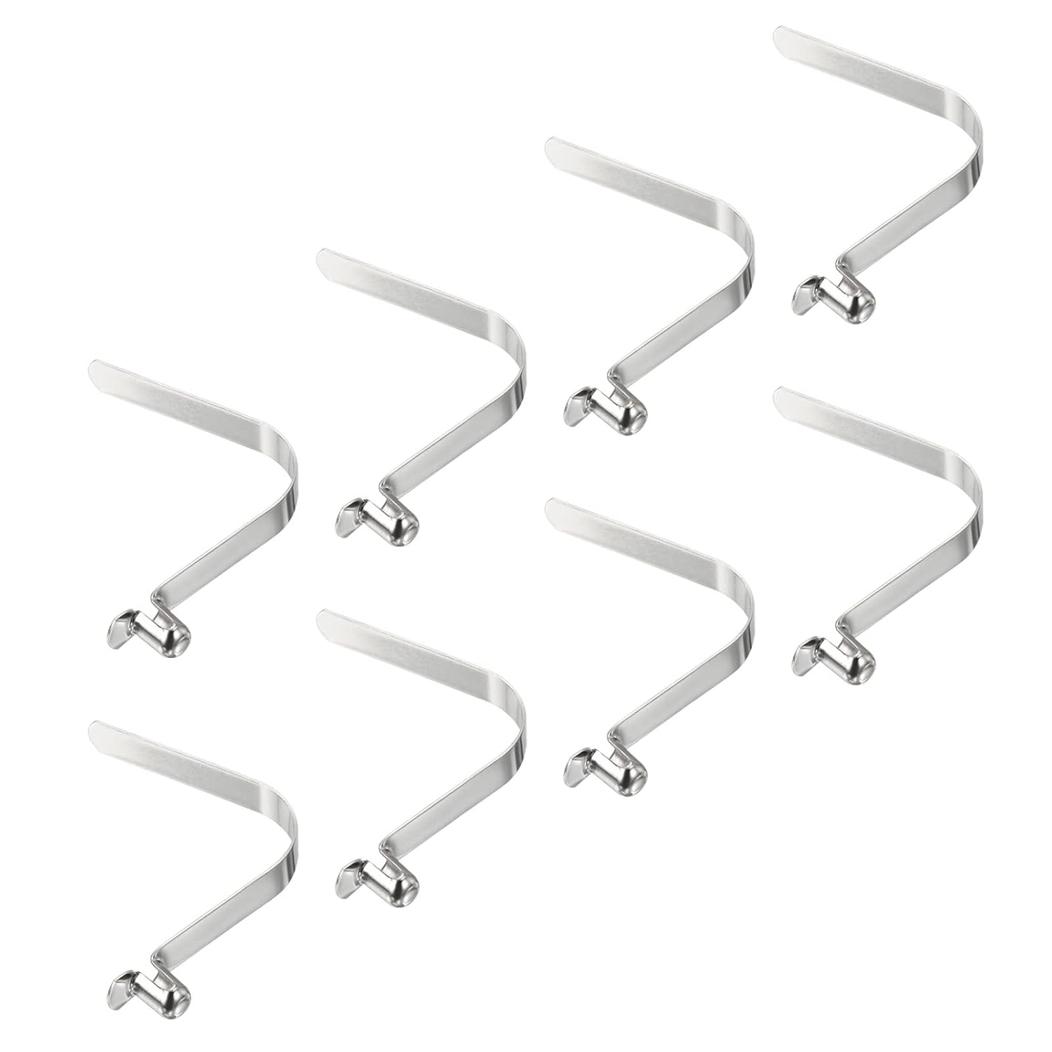 Federclips, 8 Stück, 10 X 8 Mm Aus Stahl – Druckknopf-verriegelungsclips – Kajak-campingzubehör