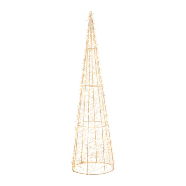 Dekoweihnachtsbaum Natal Taupe/goldfarben