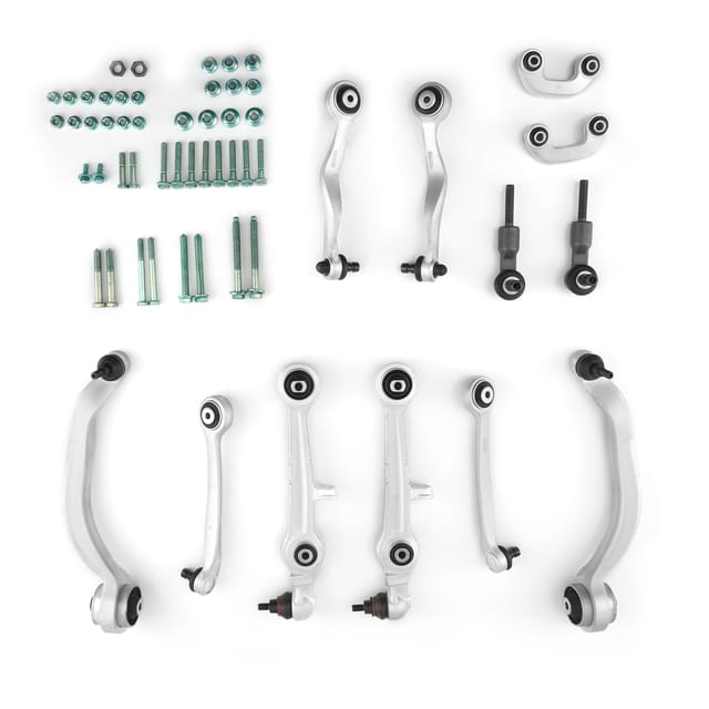 12 Teile Querlenker Satz Vorne Oben Unten Lh+rh For Audi A4 8d A6 4b Vw Passat