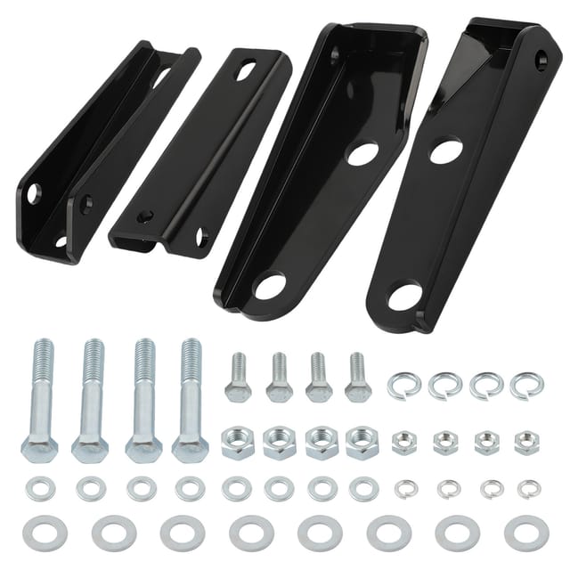 Rear Shock Relocation Kit For Chevrolet C10 C20 Gmc C15 C1500 1963-1972