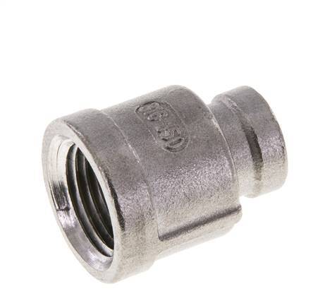 1/2'' NPT x 1/4'' NPT Edelstahl Rundmuffe 16 bar Bild 5