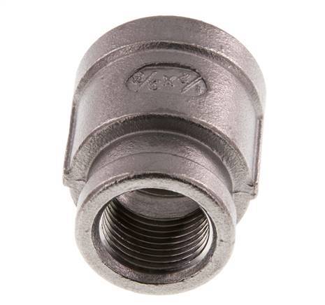 Rp 1/2'' x Rp 3/8'' Edelstahl-Rundbuchse 16 bar Bild 4