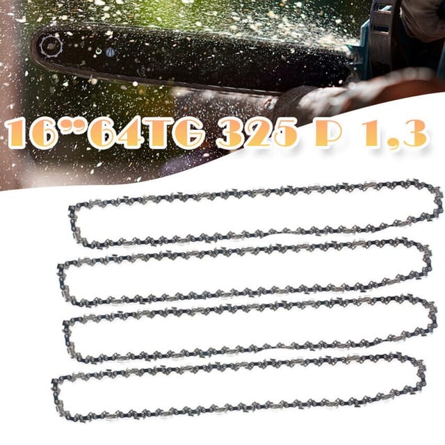 4 X 38 Cm 64tg 0,325 1,3 Mm Sägekette Für Dolmar Husqvarna Makita Halbrasierer