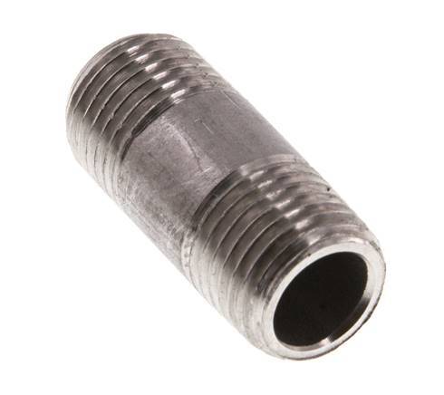 R 1/4'' Edelstahl-Doppel-Rohrnippel 20 bar DIN 2982 - 30mm Bild 4