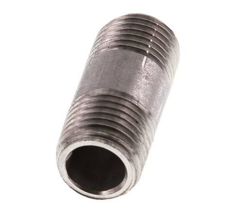 R 1/4'' Edelstahl-Doppel-Rohrnippel 20 bar DIN 2982 - 30mm Bild 5
