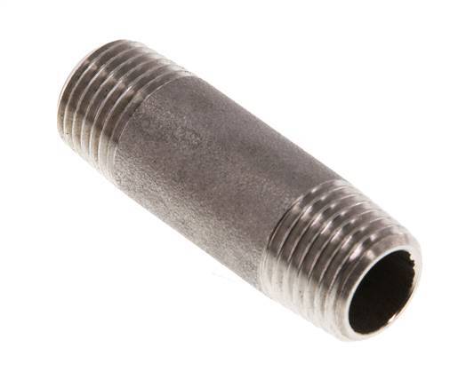 R 1/4'' Edelstahl-Doppel-Rohrnippel 20 bar DIN 2982 - 40mm Bild 4