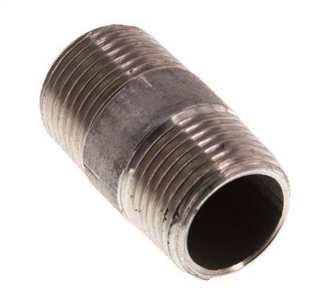 R 3/8'' Edelstahl-Doppel-Rohrnippel 20 bar DIN 2982 - 30mm Bild 4