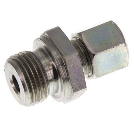 G 1/2'' Außengewinde x 10L Verzinkter Stahl Gerade Schneidring 315 Bar DIN 2353 Bild 5