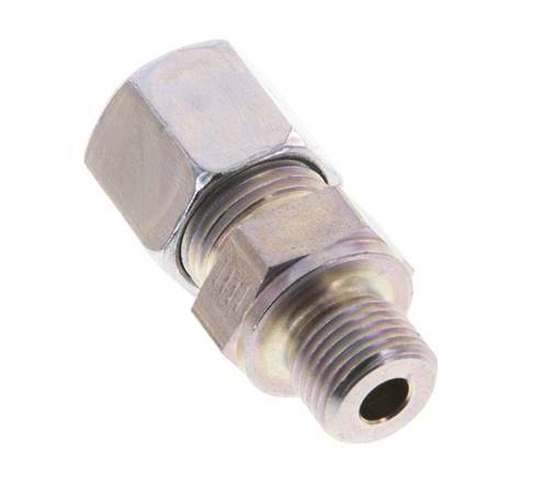 G 1/8'' Außengewinde x 8LL Verzinkter Stahl Gerader Schneidring 100 Bar DIN 2353 Bild 3