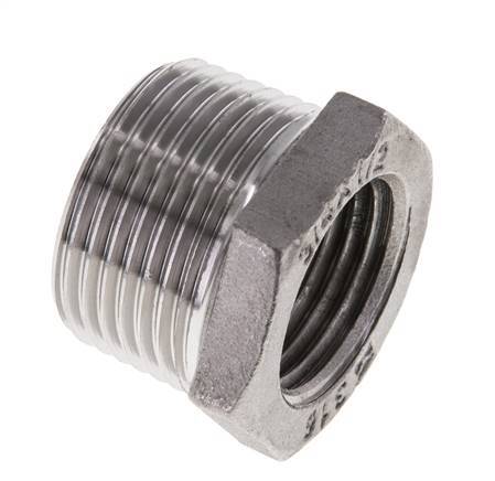 3/4'' NPT x 1/2'' NPT M/F Reduzierring aus Edelstahl 16 bar