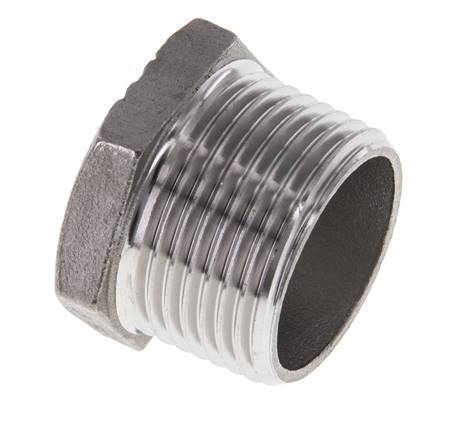 3/4'' NPT x 1/2'' NPT M/F Reduzierring aus Edelstahl 16 bar Bild 5