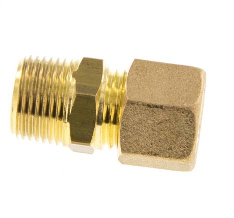 R 3/8'' Außengewinde x 10mm Messing Gerade Klemmverschraubung 95 Bar DIN EN 1254-2 Bild 4