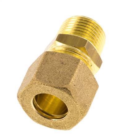 R 3/8'' Außengewinde x 12mm Messing gerade Verschraubung 75 Bar DIN EN 1254-2 Bild 4