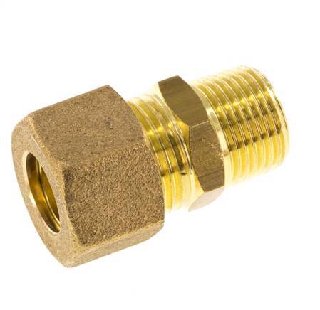 R 3/8'' Außengewinde x 12mm Messing gerade Verschraubung 75 Bar DIN EN 1254-2 Bild 5