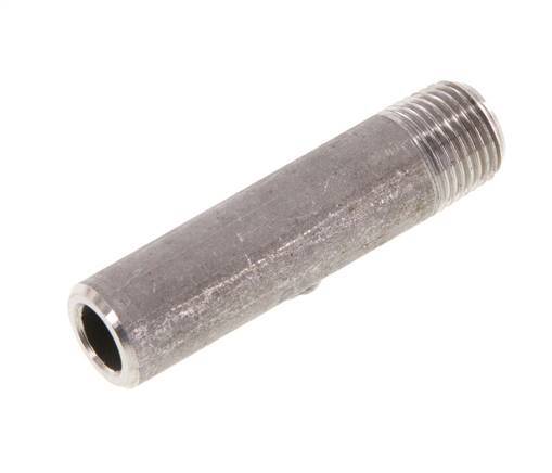 R 1/8'' Außengewinde x 10,2mm Edelstahl-Rohrnippel mit Anschweißende 20 bar DIN 2982 - 40mm Bild 2