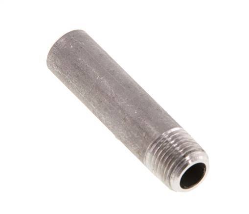 R 1/8'' Außengewinde x 10,2mm Edelstahl-Rohrnippel mit Anschweißende 20 bar DIN 2982 - 40mm Bild 4
