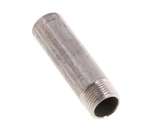R 3/8'' Außengewinde x 17,2mm Edelstahl-Rohrnippel mit Anschweißende 20 bar DIN 2982 - 60mm Bild 4