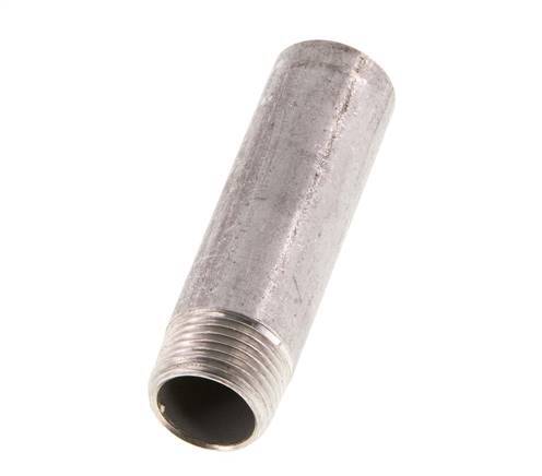 R 3/8'' Außengewinde x 17,2mm Edelstahl-Rohrnippel mit Anschweißende 20 bar DIN 2982 - 60mm Bild 5