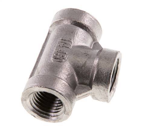 1/4'' NPT Edelstahl-T-Stück 16 bar Bild 4