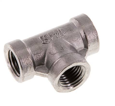 1/4'' NPT Edelstahl-T-Stück 16 bar Bild 5