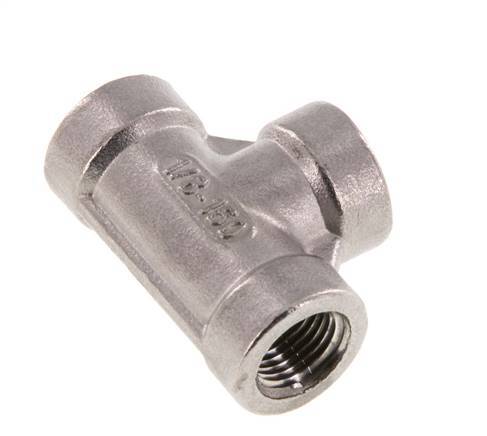 1/8'' NPT Edelstahl-T-Stück 16 bar Bild 3
