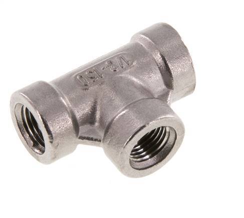 1/8'' NPT Edelstahl-T-Stück 16 bar Bild 5