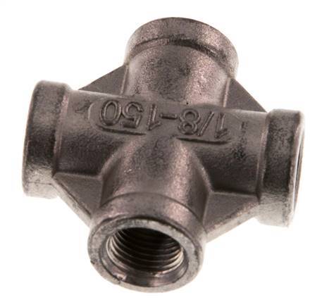 Rp 1/8'' Weiblich Edelstahl Kreuz 16 Bar Bild 3