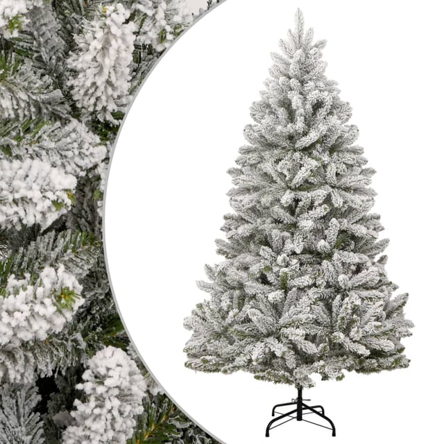 Vidaxl Künstlicher Weihnachtsbaum Klappbar Beschneit 300 Cm