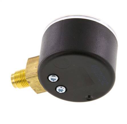 0..10 Bar (0..145 psi) Druck Manometer unter Kunststoff / Messing 40 mm Klasse 2.5 Bild 5