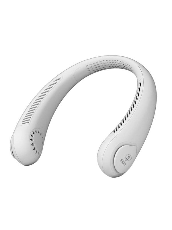 SiGN Portable Fan with Neck Strap - 4000mAh - White