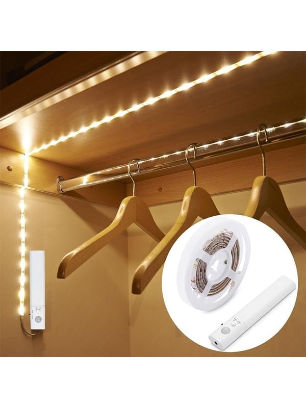 SiGN LED strip for cabinets wardrobes with motion sensor 1m - Warm white