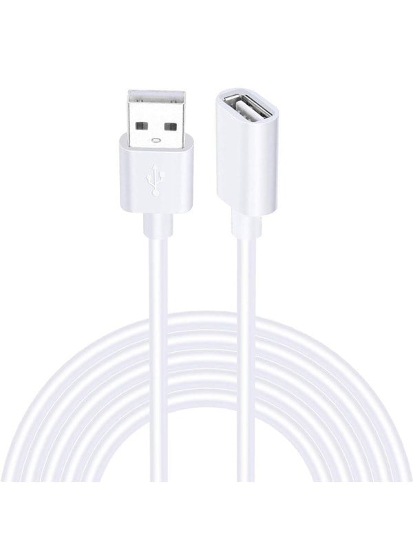 SiGN USB-A extension cable 2m - white