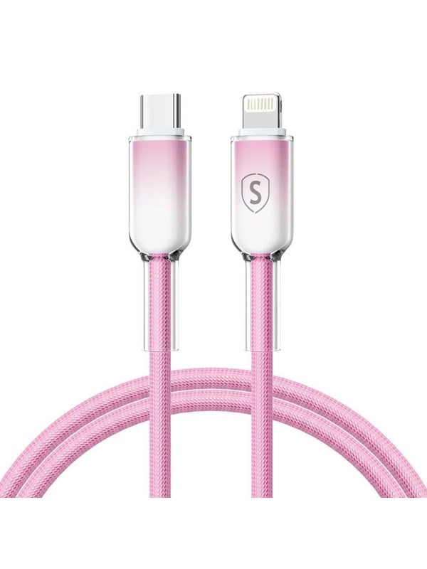 SiGN Dynamic Series USB-C to Lightning Cable 24A - 1m - Pink