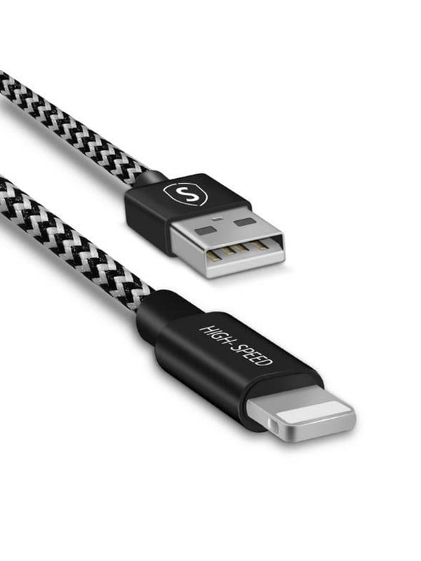 SiGN Skin Lightning Cable 24A - 3m - BlackWhite