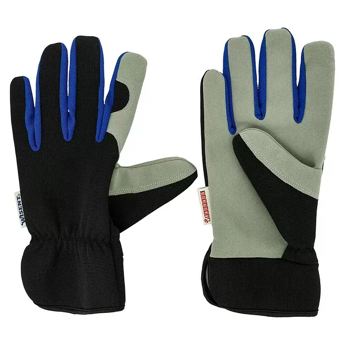 Wisent Arbeitshandschuhe (Handschuhgröße: 8, Grau/Schwarz)