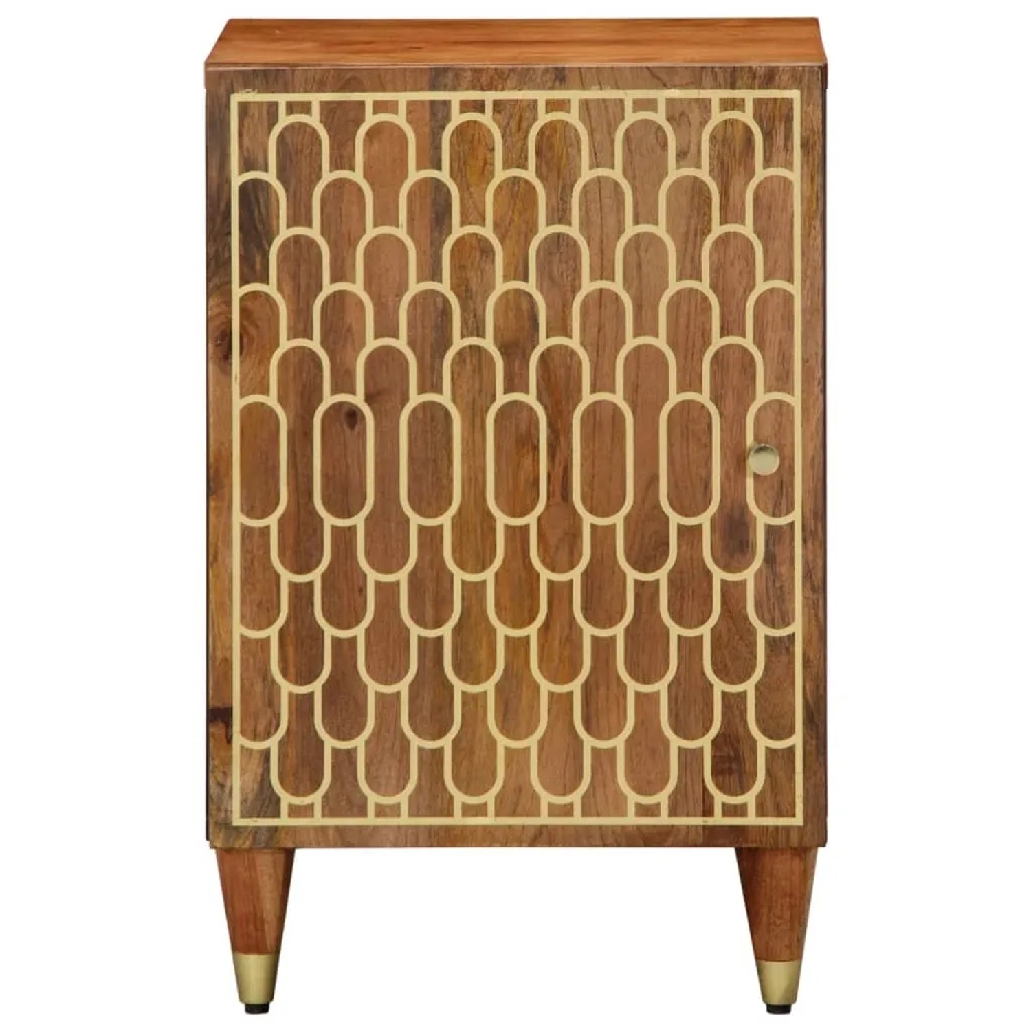 vidaXL Badschrank 38x33x58 cm Massivholz Mango Modell 4