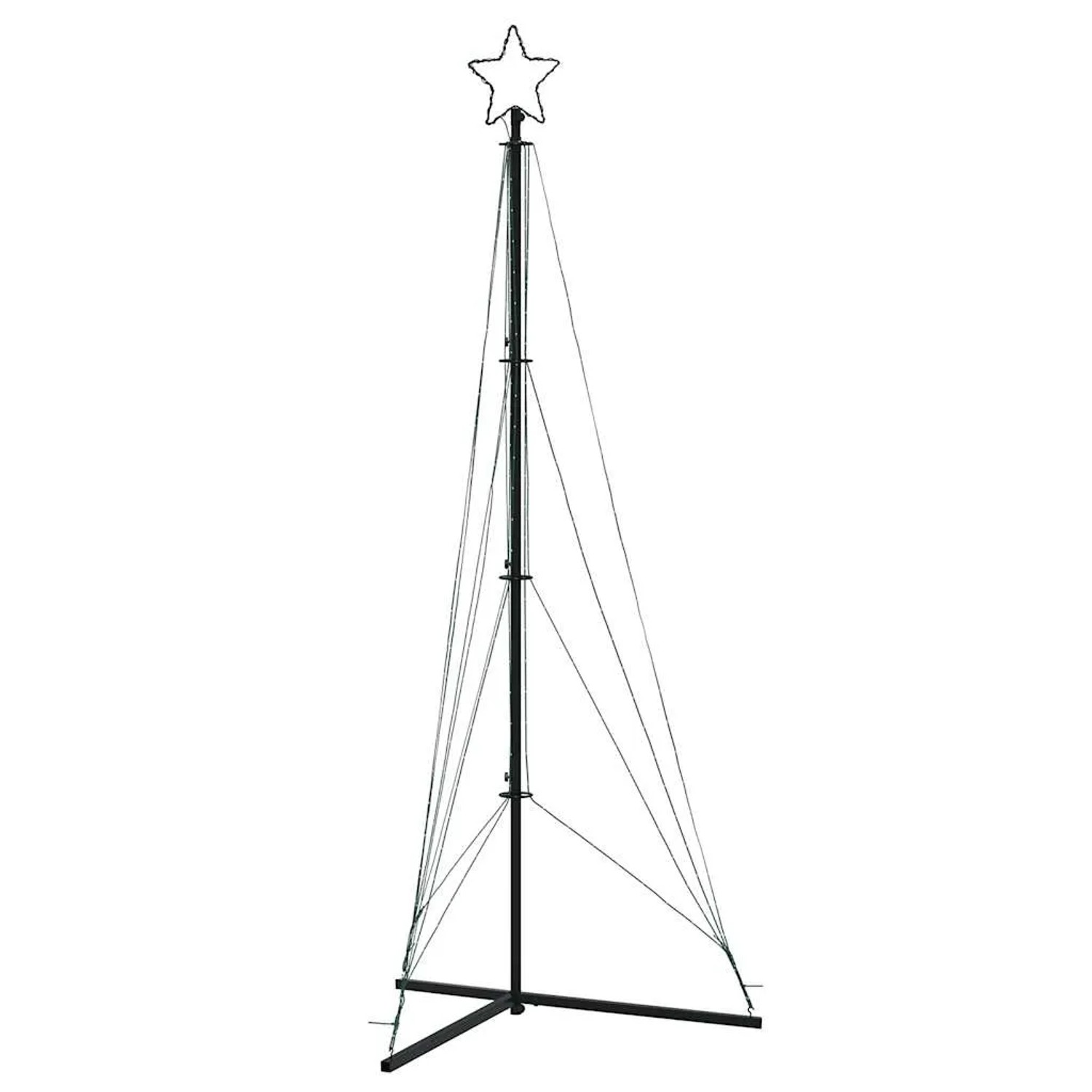 vidaXL LED Weihnachtsbaum 483 LEDs Mehrfarbig 240 cm 4016415