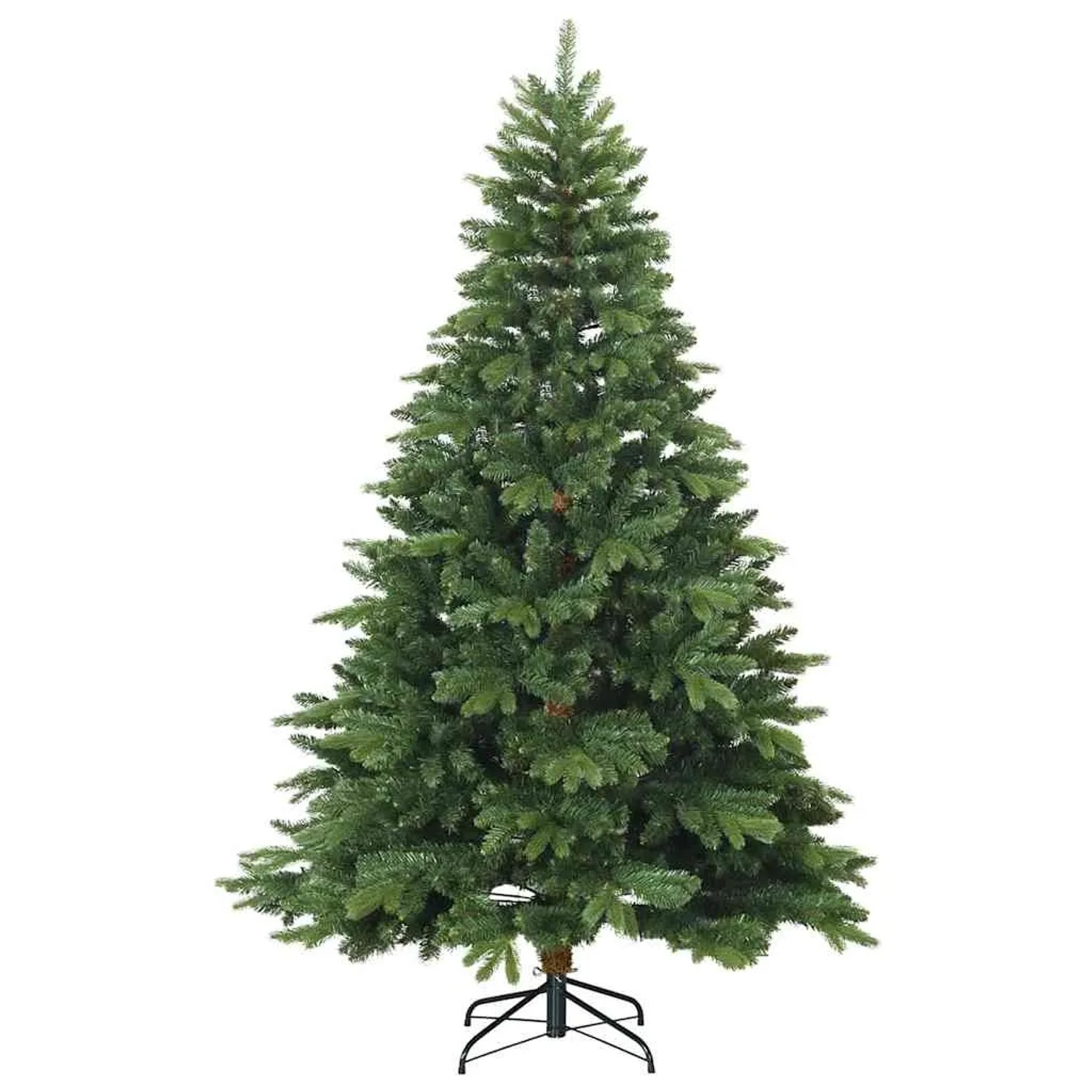 vidaXL Künstlicher Klappbarer Weihnachtsbaum mit Ständer Grün 240 cm 42019315