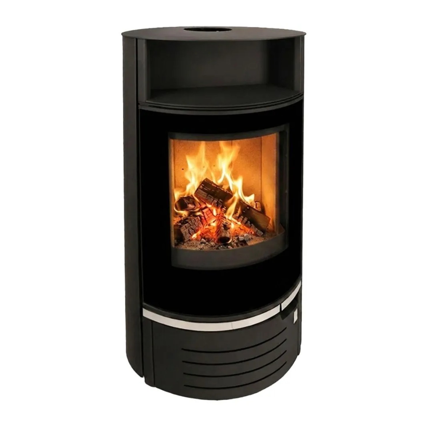 365 Kaminofen Atlantik 7 III Stahl Schwarz 7 kW A