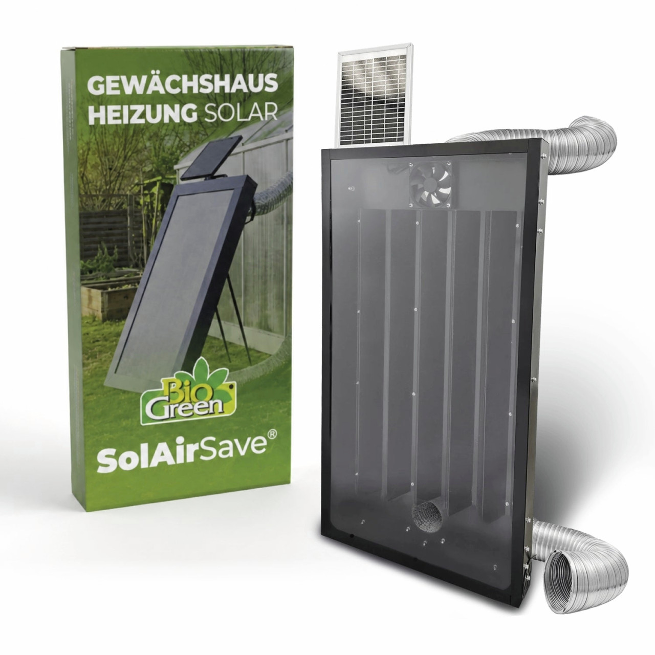 BioGreen Solar-Gewächshausheizung SolAirSave 113 x 58 cm 4,8 W Bild 2